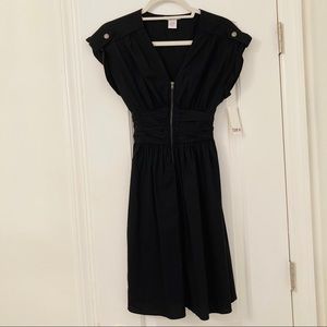 NEW Bar III Black Short-Sleeve Dress NWT
